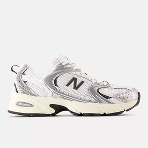 New Balance Classics 530 Unisex Silver metallic with black cement M9.5 / W11